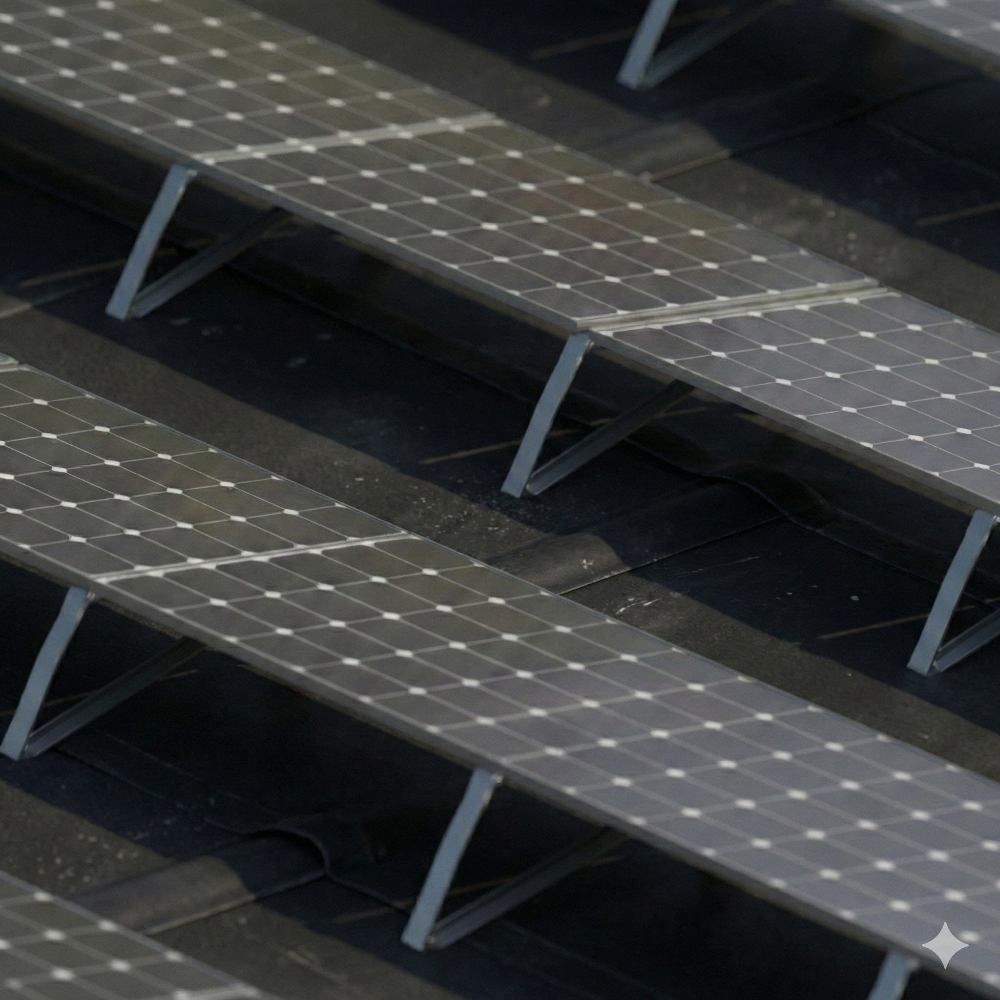 Rooftop PV solar panels